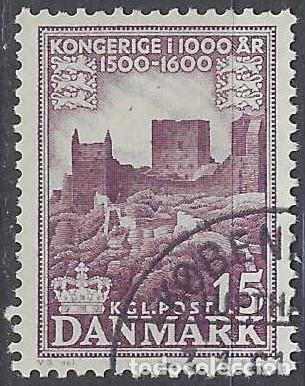 Briefmarken: DINAMARCA 1954-56 - MILENARIO DEL REINO DE DINAMARCA, RUINAS DE CASTILLO - USADO