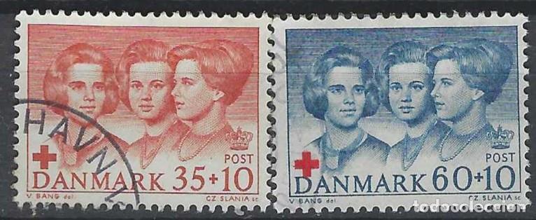 Stamps: DINAMARCA 1964 - CRUZ ROJA, S.COMPLETA - USADOS