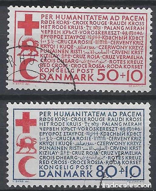 Selos: DINAMARCA 1966 - CENTENARIO DE LA FUNDACI&Oacute;N DE LA CRUZ ROJA INTERNACIONAL, S.COMPLETA - USADOS