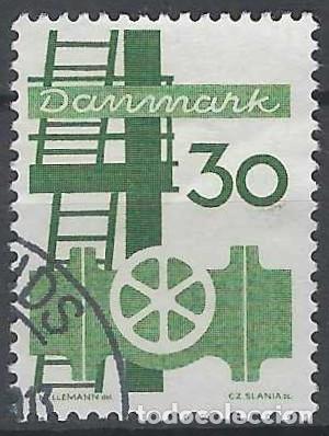 Selos: DINAMARCA 1968 - INDUSTRIA, NAVIERA - USADO