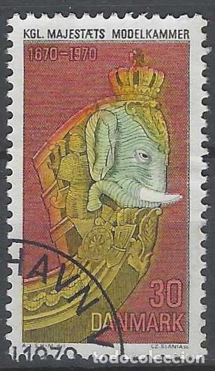 Stamps: DINAMARCA 1970 - 3&ordm; CENTENARIO DEL MUSEO NAVAL DE COPENHAGE - USADO