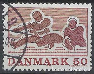 Briefmarken: DINAMARCA 1971 - DEPORTES, ATLETISMO - USADO