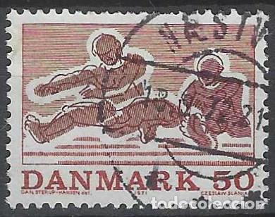 Briefmarken: DINAMARCA 1971 - DEPORTES, ATLETISMO - USADO