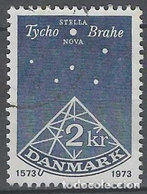 Sellos: DINAMARCA 1973 - ASTRONOM&Iacute;A - USADO - Foto 1