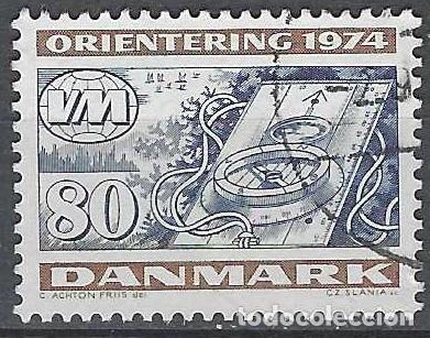 Briefmarken: DINAMARCA 1974 - CAMPEONATO MUNDIAL DE ORIENTACI&Oacute;N - USADO