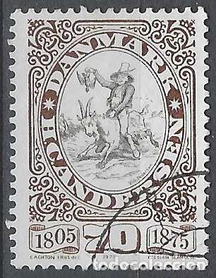 Stamps: DINAMARCA 1975 - CENTENARIO DE LA MUERTE DE HANS CHRISTIAN ANDERSEN - USADO