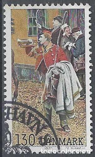 Briefmarken: DINAMARCA 1976 - EL CONDUCTOR DE LA DILIGENCIA POSTAL - USADO