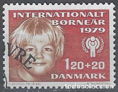 Sellos: DINAMARCA 1979 - A&Ntilde;O INTERNACIONAL DEL NI&Ntilde;O - USADO