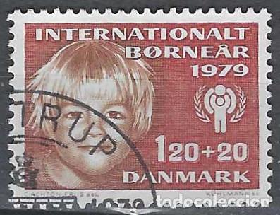 Sellos: DINAMARCA 1979 - A&Ntilde;O INTERNACIONAL DEL NI&Ntilde;O - USADO