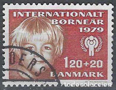 Sellos: DINAMARCA 1979 - A&Ntilde;O INTERNACIONAL DEL NI&Ntilde;O - USADO