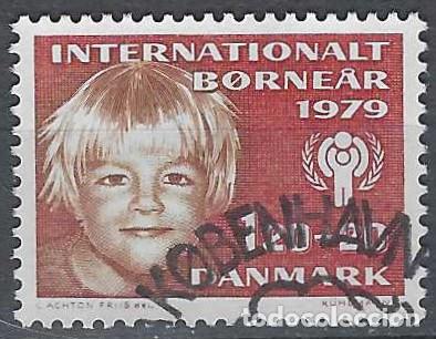 Sellos: DINAMARCA 1979 - A&Ntilde;O INTERNACIONAL DEL NI&Ntilde;O - USADO