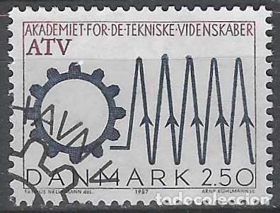 Briefmarken: DINAMARCA 1987- 50&ordm; ANIV. DE LA ACADEMIA NACIONAL DE CIENCIA Y T&Eacute;CNICA - USADO