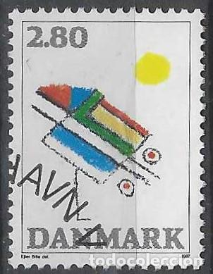 Briefmarken: DINAMARCA 1987- PINTURA DE EJLER BILLE - USADO