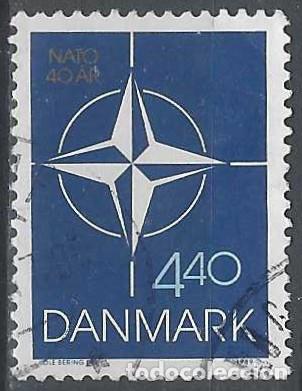 Stamps: DINAMARCA 1989 - 40&ordm; ANIV. DEL INGRESO DE DINAMARCA EN LA OTAN - USADO