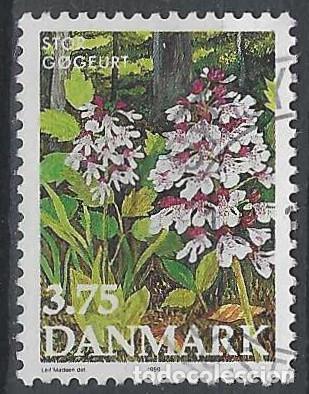 Francobolli: DINAMARCA 1990 - FLORA PROTEGIDA, ORQU&Iacute;DEA DE DAMA - USADO