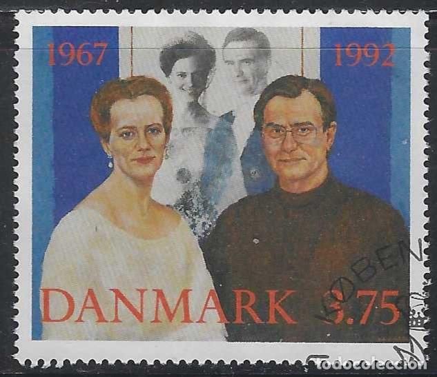 Francobolli: DINAMARCA 1992 - BODAS DE PLATA DE MARGARITA II Y EL PR&Iacute;NCIPE HENRY - USADO