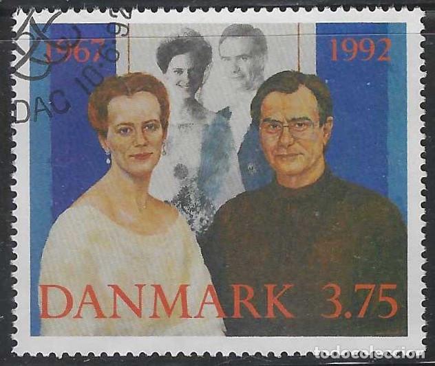 Stamps: DINAMARCA 1992 - BODAS DE PLATA DE MARGARITA II Y EL PR&Iacute;NCIPE HENRY - USADO