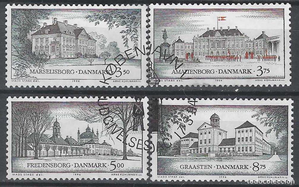 Briefmarken: DINAMARCA 1994 - CASTILLOS, RESIDENCIAS REALES, S.COMPLETA - USADOS