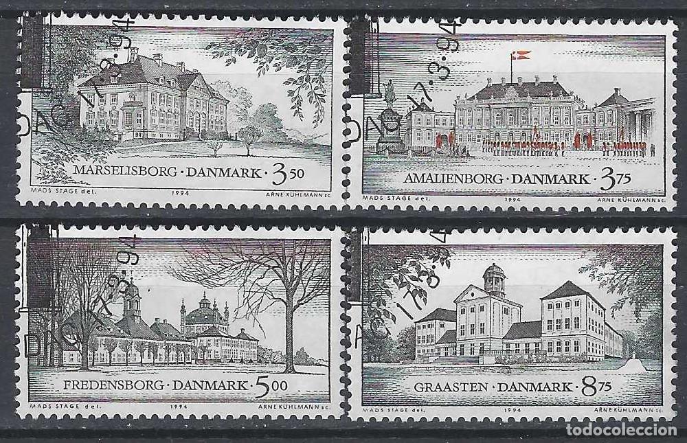 Stamps: DINAMARCA 1994 - CASTILLOS, RESIDENCIAS REALES, S.COMPLETA - USADOS