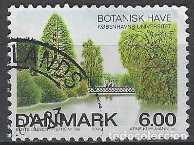 Briefmarken: DINAMARCA 2001 - JARDINES BOT&Aacute;NICOS DE LA UNIVERSIDAD DE COPENHAGE - USADO