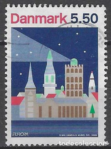 Sellos: DINAMARCA 2008 - EMISI&Oacute;N EUROPA, ASTRONOM&Iacute;A - USADO