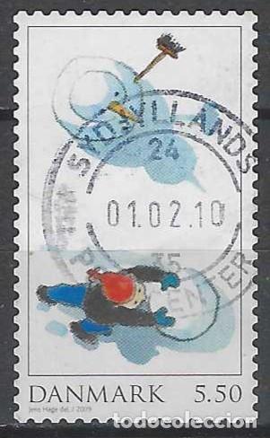 Sellos: DINAMARCA 2008 - JUEGOS EN LA NIEVE - USADO