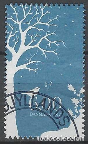 Sellos: DINAMARCA 2012 - CUENTOS DE INVIERNO, &Aacute;RBOL Y P&Aacute;JARO POR LA MA&Ntilde;ANA - USADO