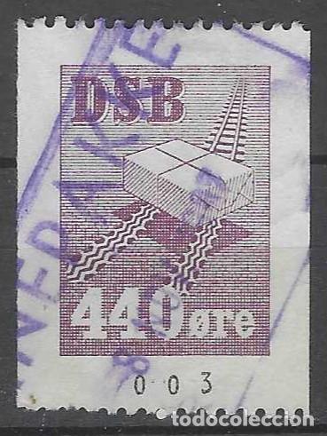 Selos: DINAMARCA - SELLO DE PAQUETE FERROVIARIO - 440 &Oslash;ORE - USADO