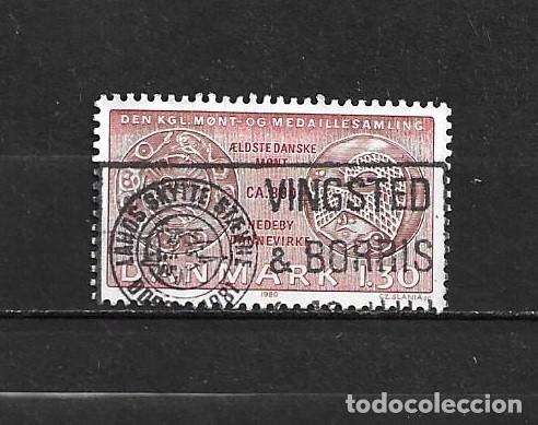 Briefmarken: Dinamarca, 1980, colecci&oacute;n de monedas, yvert 713, usado