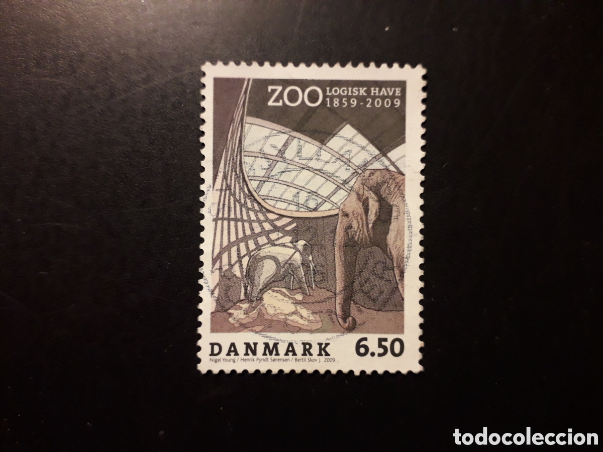 Selos: DINAMARCA YVERT - SELLO SUELTO USADO 2009 ZOO DE COPENHAGUE FAUNA, ELEFANTES PEDIDO M&Iacute;NIMO 3&euro;