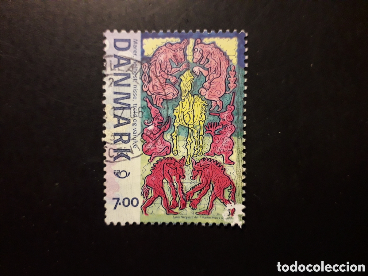 Sellos: DINAMARCA YVERT 1435 SELLO SUELTO USADO 2006 MITOLOG&Iacute;A N&Oacute;RDICA PEDIDO M&Iacute;NIMO 3&euro;