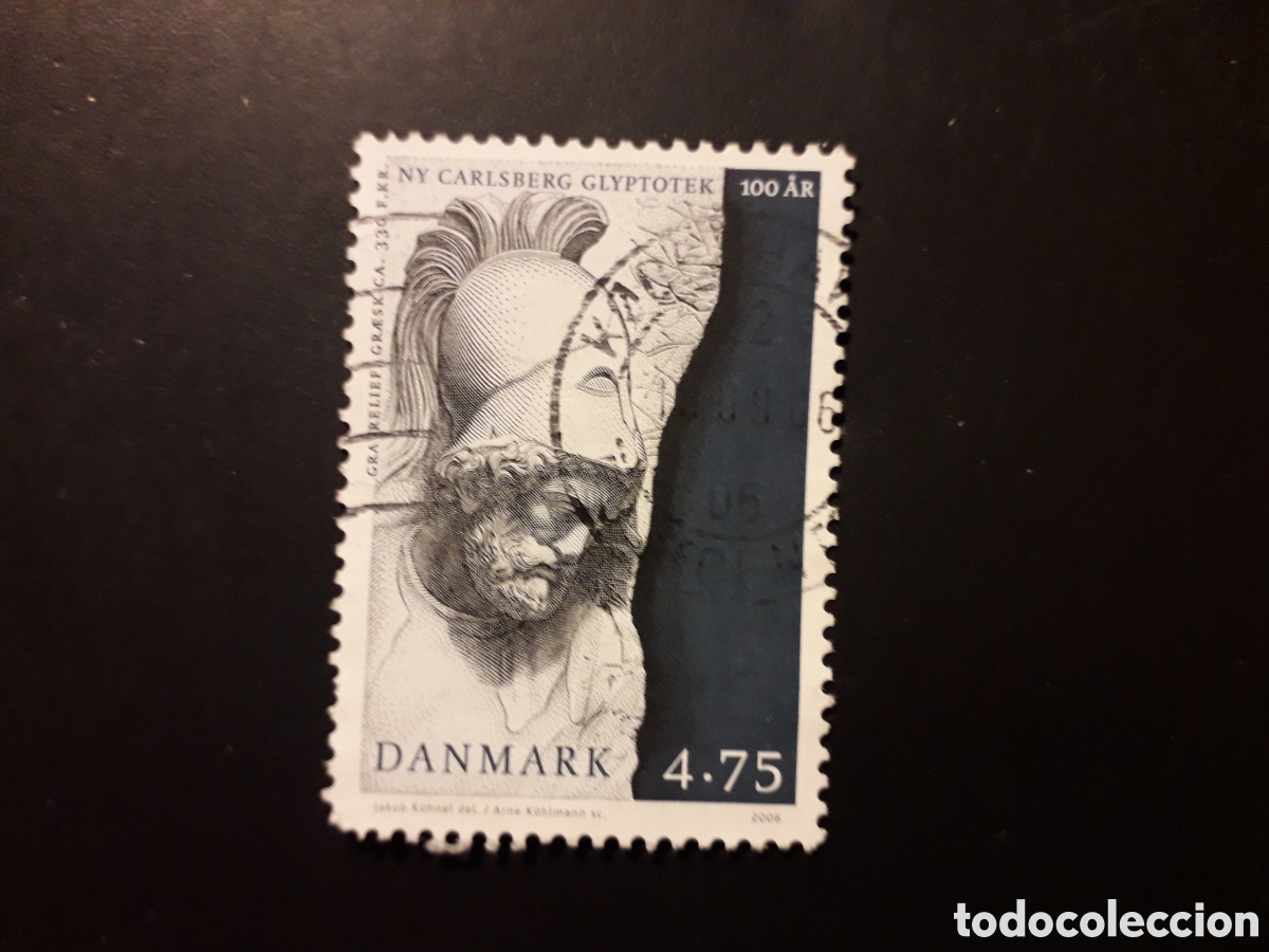 Timbres: DINAMARCA YVERT 1436 SELLO SUELTO USADO 2006 ESCULTURA, BAJO RELIEVE PEDIDO M&Iacute;NIMO 3&euro;