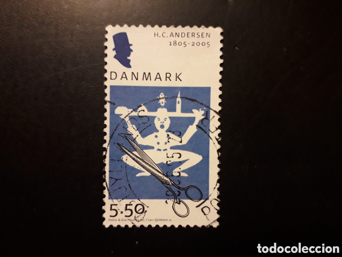 Stamps: DINAMARCA YVERT 1404 SELLO SUELTO USADO 2005 CUENTOS HANS CHRISTIAN ANDERSEN PEDIDO M&Iacute;NIMO 3&euro;