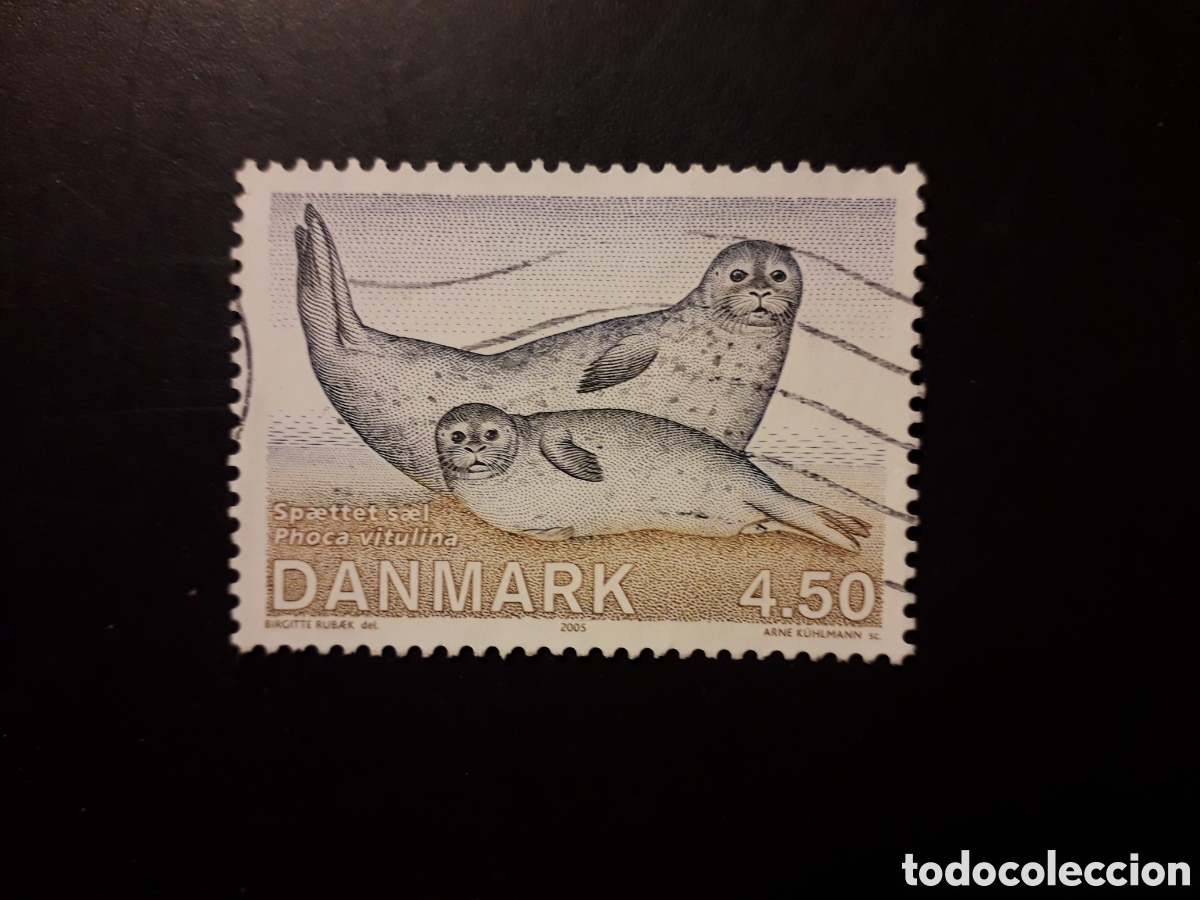 Stamps: DINAMARCA YVERT 1422 SELLO SUELTO USADO 2005 FAUNA, FOCA PEDIDO M&Iacute;NIMO 3&euro;
