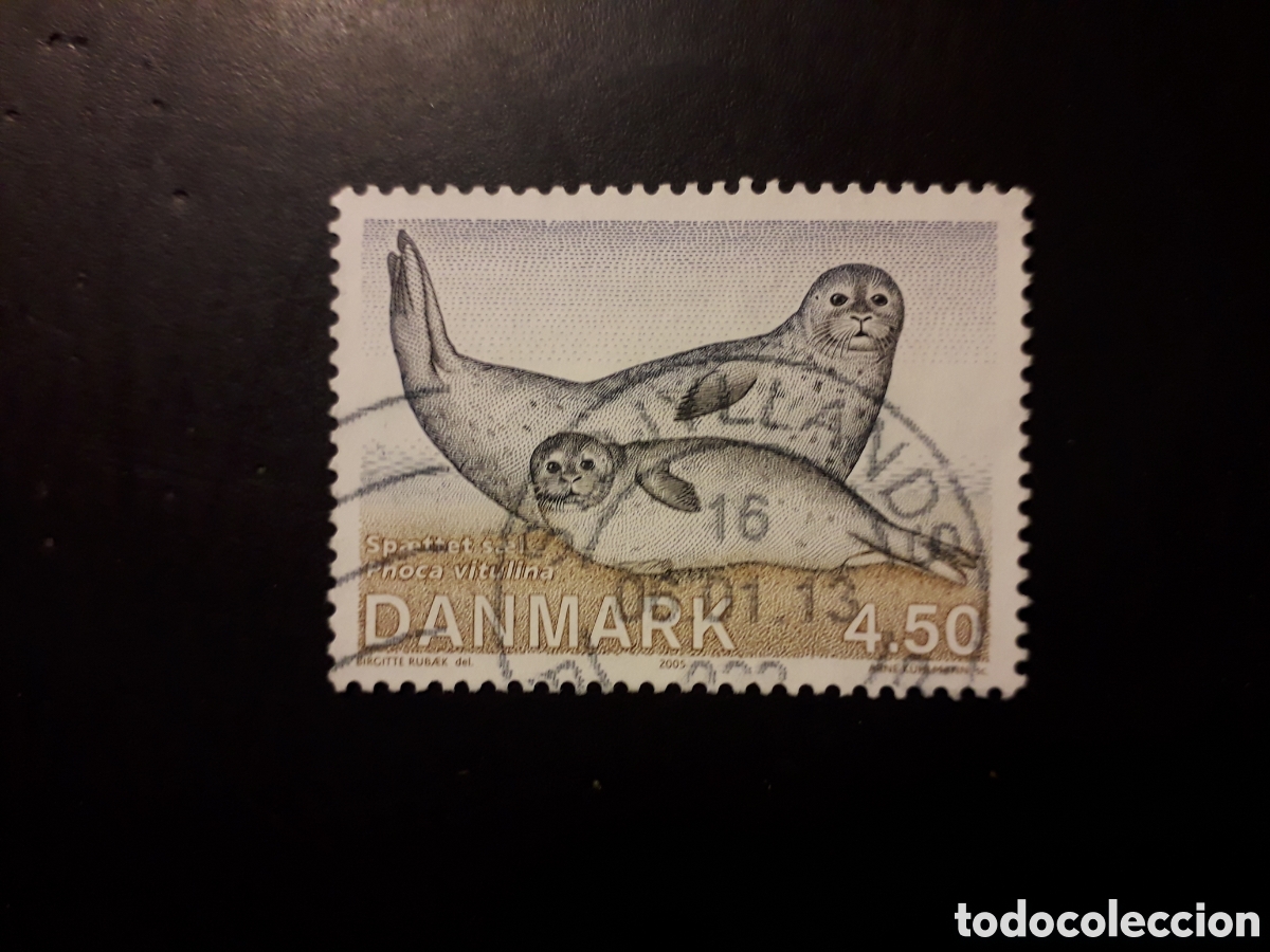 Stamps: DINAMARCA YVERT 1422 SELLO SUELTO USADO 2005 FAUNA, FOCA PEDIDO M&Iacute;NIMO 3&euro;