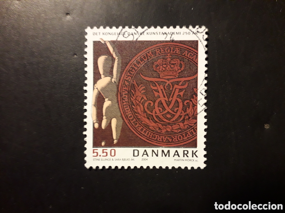 Briefmarken: DINAMARCA YVERT 1371 SERIE COMPLETA USADA 2004 ACADEMIA DE BELLAS ARTES PEDIDO M&Iacute;NIMO 3&euro;