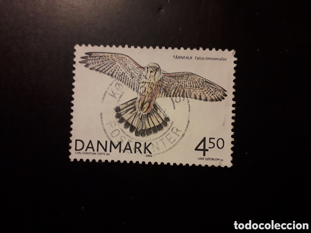Sellos: DINAMARCA YVERT 1386 SELLO SUELTO USADO 2004 FAUNA, AVES RAPACES CERN&Iacute;CALO PEDIDO M&Iacute;NIMO 3&euro;
