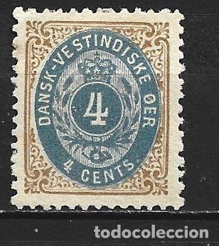 Timbres: ANTILLAS DANESAS YVERT NUM. 7 NUEVO SIN GOMA