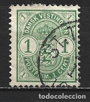 Timbres: ANTILLAS DANESAS YVERT NUM. 16 USADO