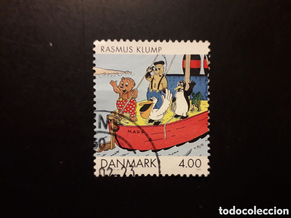 Briefmarken: DINAMARCA YVERT 1302 SELLO SUELTO USADO 2002 C&Oacute;MICS PEDIDO M&Iacute;NIMO 3&euro;