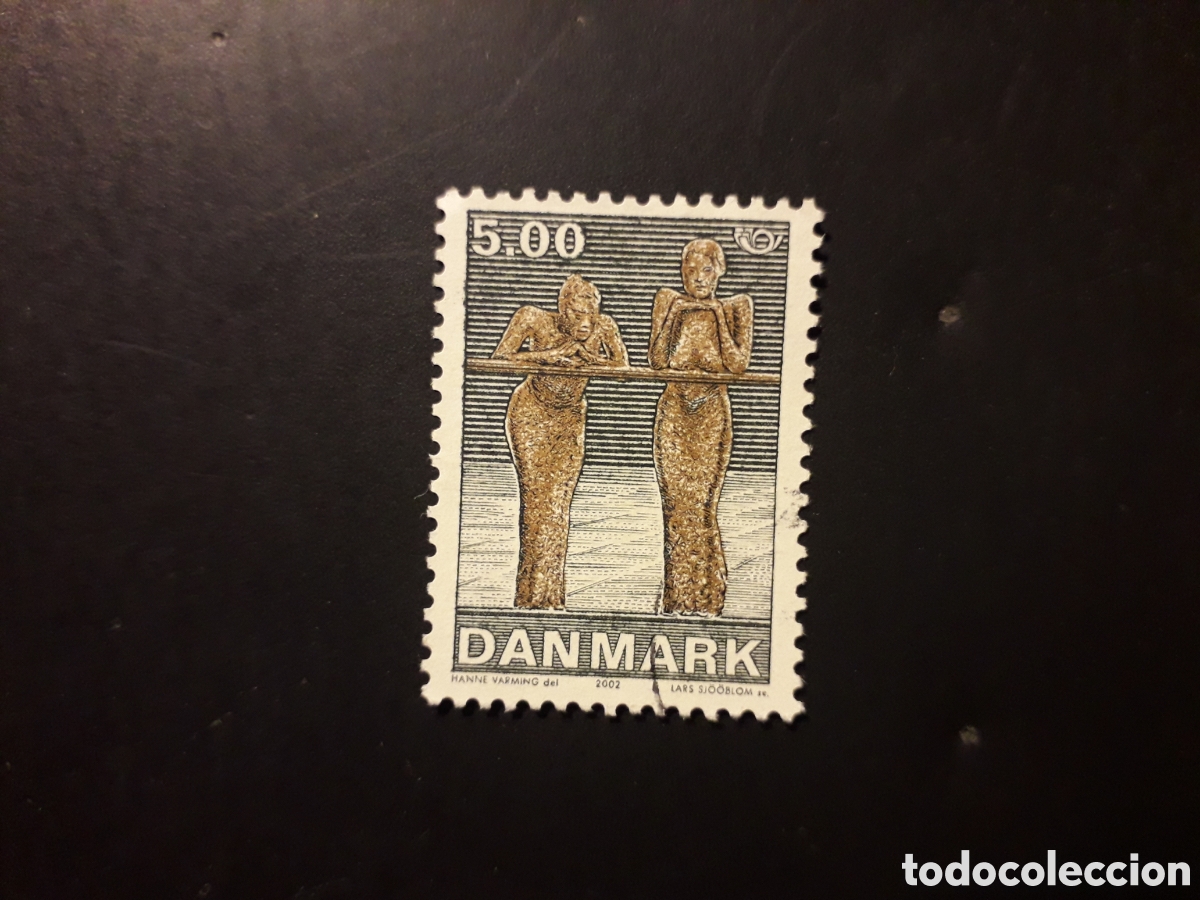 Briefmarken: DINAMARCA YVERT 1306 SELLO SUELTO USADO 2002 NORDEM, ESCULTURA PEDIDO M&Iacute;NIMO 3&euro;
