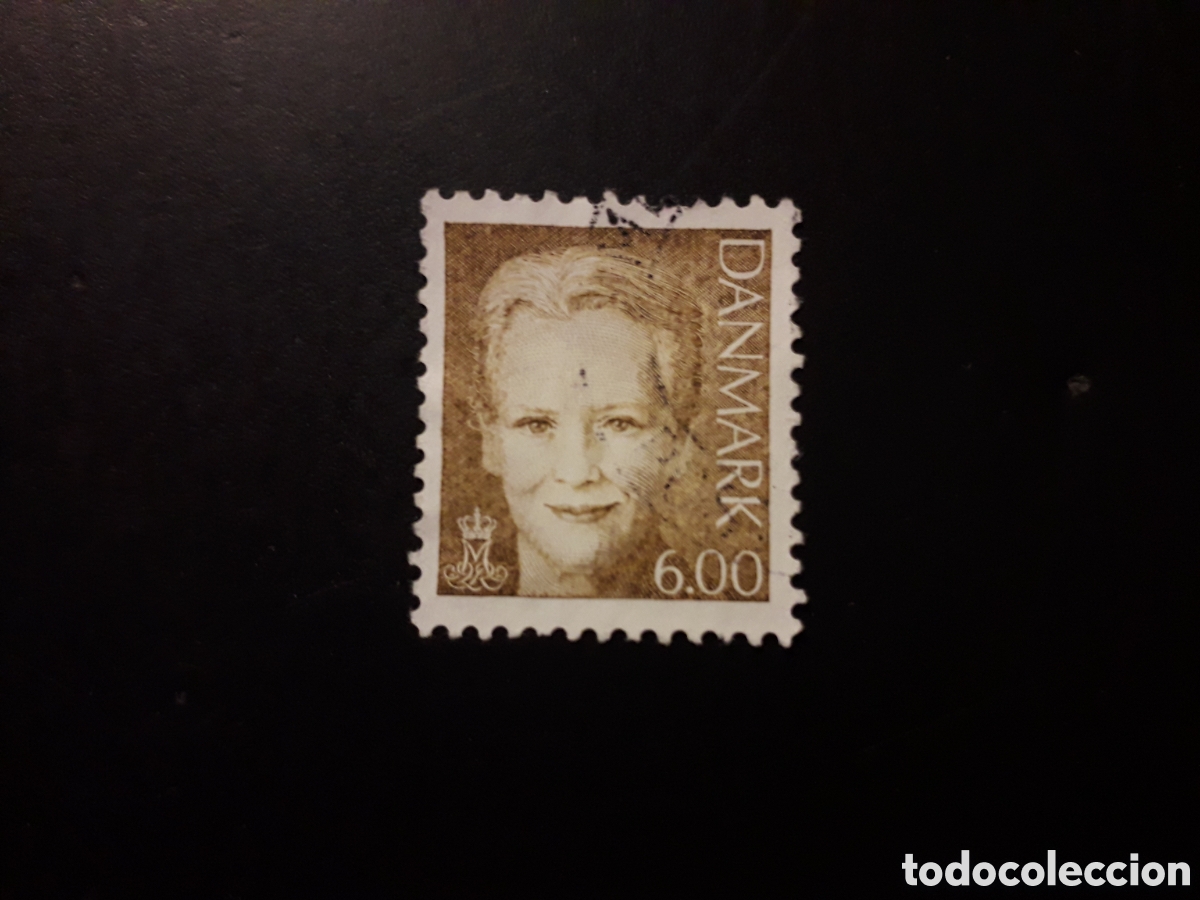 Sellos: DINAMARCA YVERT 1282 SELLO SUELTO USADO 2001 B&Aacute;SICA REINA MARGARITA PEDIDO M&Iacute;NIMO 3&euro;