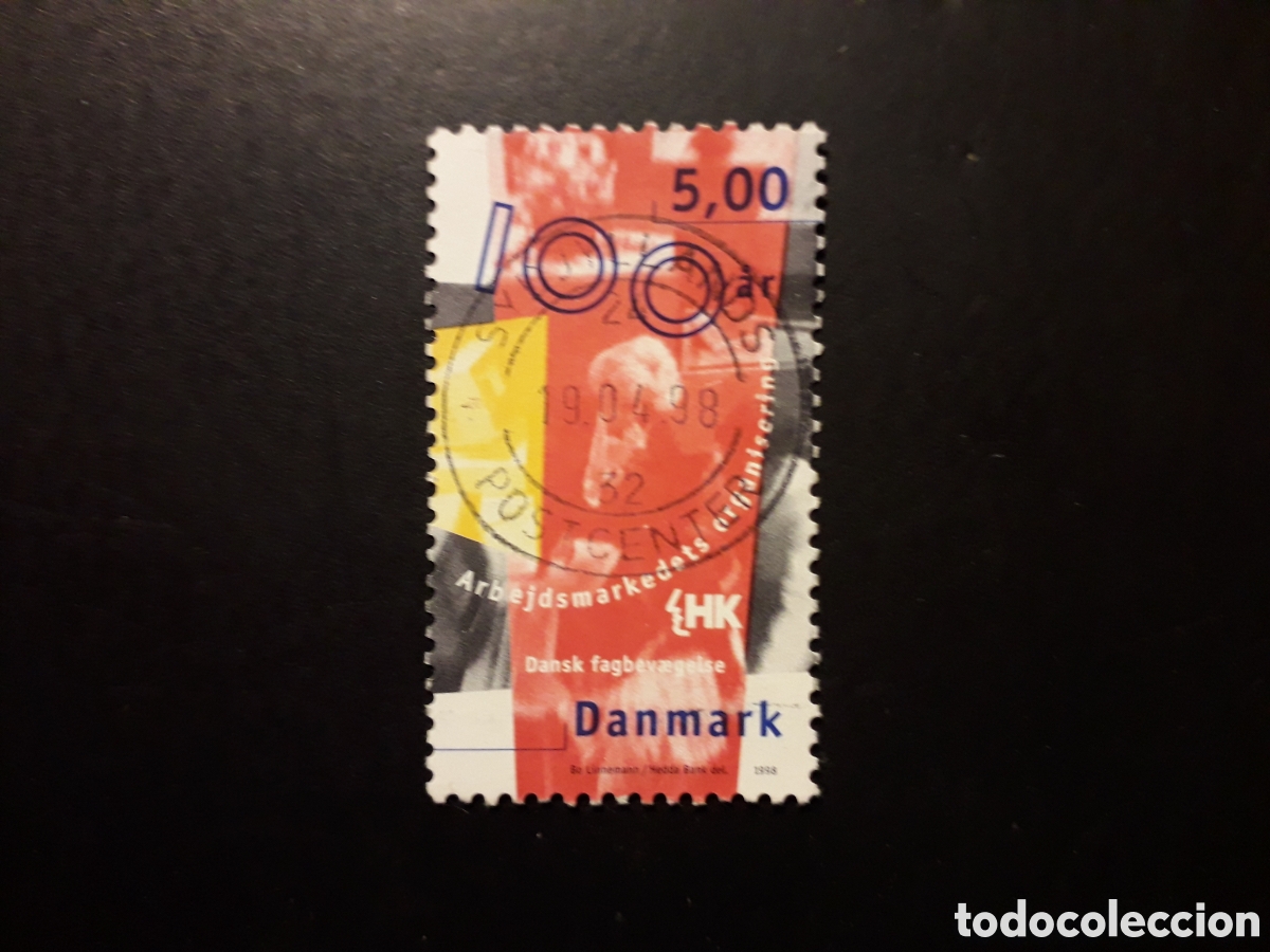 Sellos: DINAMARCA YVERT 1176 SELLO SUELTO USADO 1998 ORGANIZACI&Oacute;N MERCADOS DE TRABAJO PEDIDO M&Iacute;NIMO 3&euro;