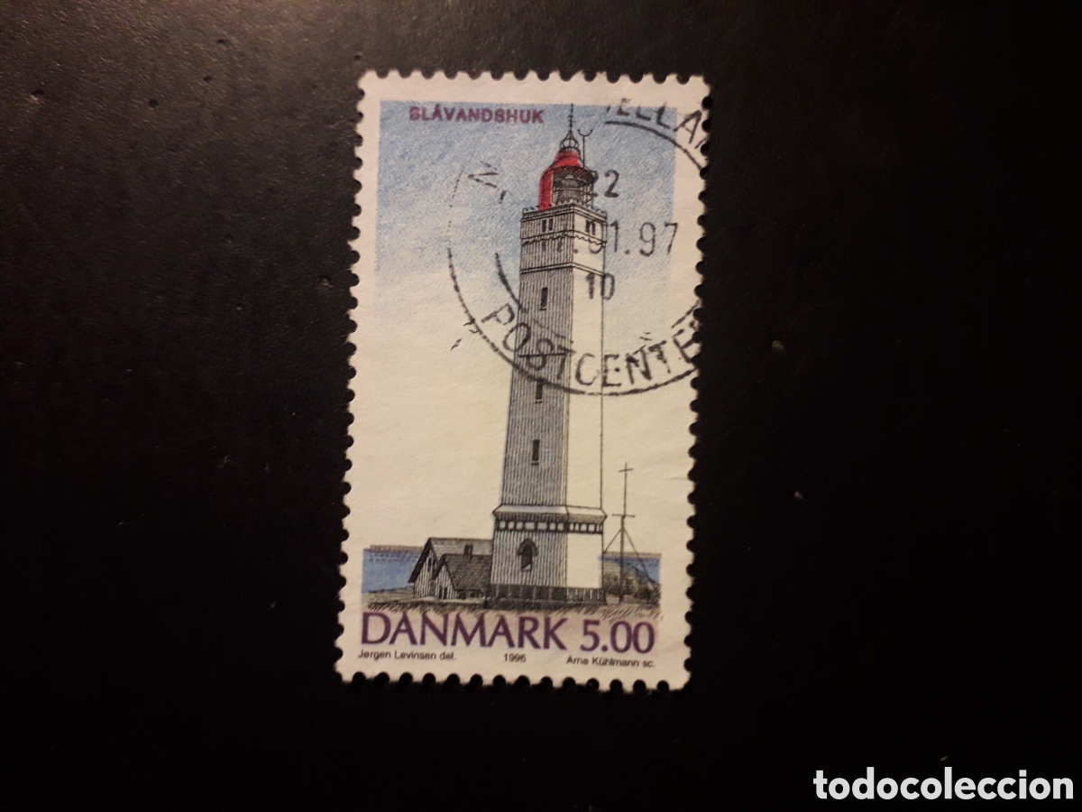 Sellos: DINAMARCA YVERT 1136 SELLO SUELTO USADO 1996 FAROS PEDIDO M&Iacute;NIMO 3&euro;