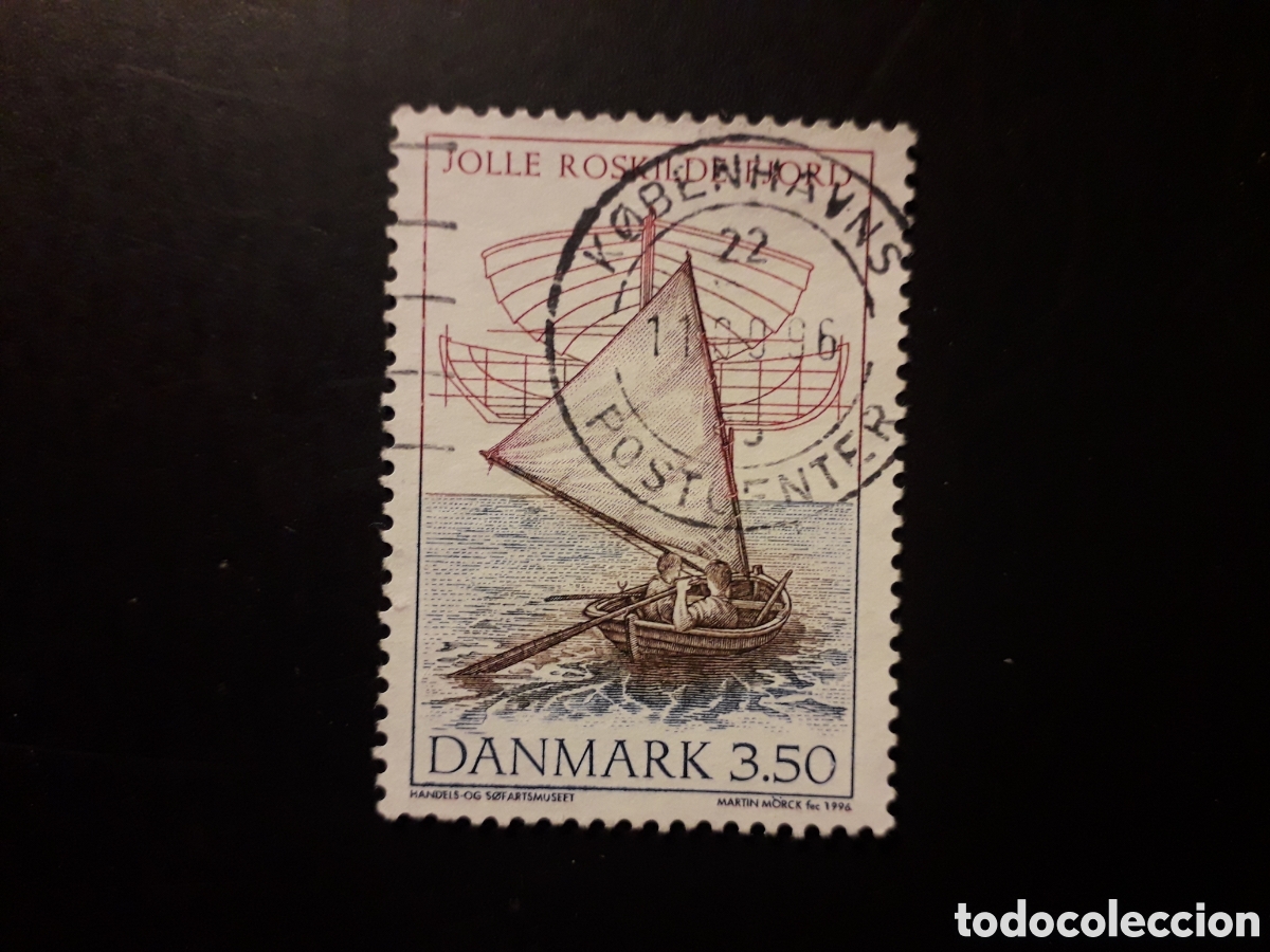 Sellos: DINAMARCA YVERT 1130 SELLO SUELTO USADO 1996 BARCOS PEDIDO M&Iacute;NIMO 3&euro;