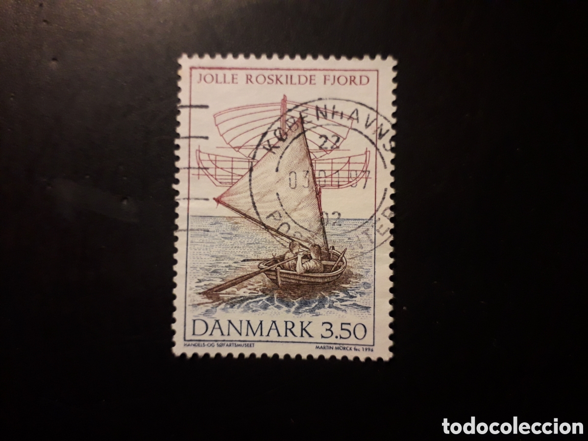 Sellos: DINAMARCA YVERT 1130 SELLO SUELTO USADO 1996 BARCOS PEDIDO M&Iacute;NIMO 3&euro;