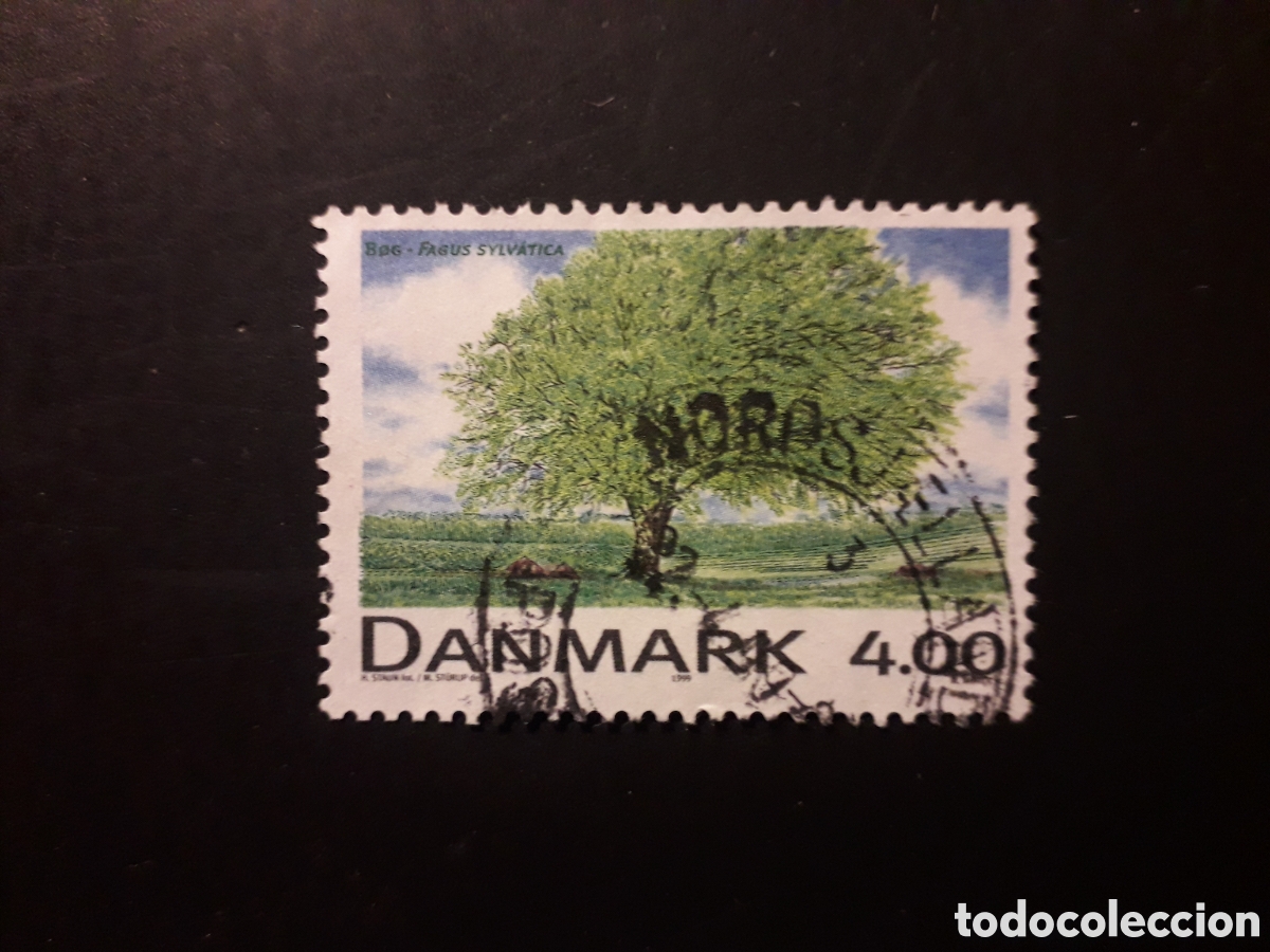 Sellos: DINAMARCA YVERT 1202 SELLO SUELTO USADO 1999 FLORA, &Aacute;RBOLES PEDIDO M&Iacute;NIMO 3&euro;