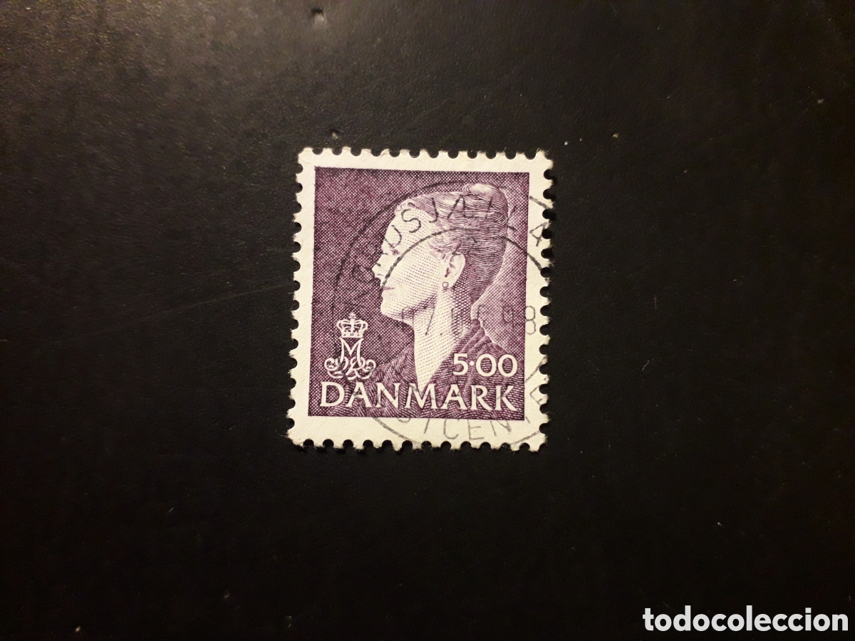 Sellos: DINAMARCA YVERT 1165 SELLO SUELTO USADO 1997 B&Aacute;SICA REINA MARGARITA PEDIDO M&Iacute;NIMO 3&euro;