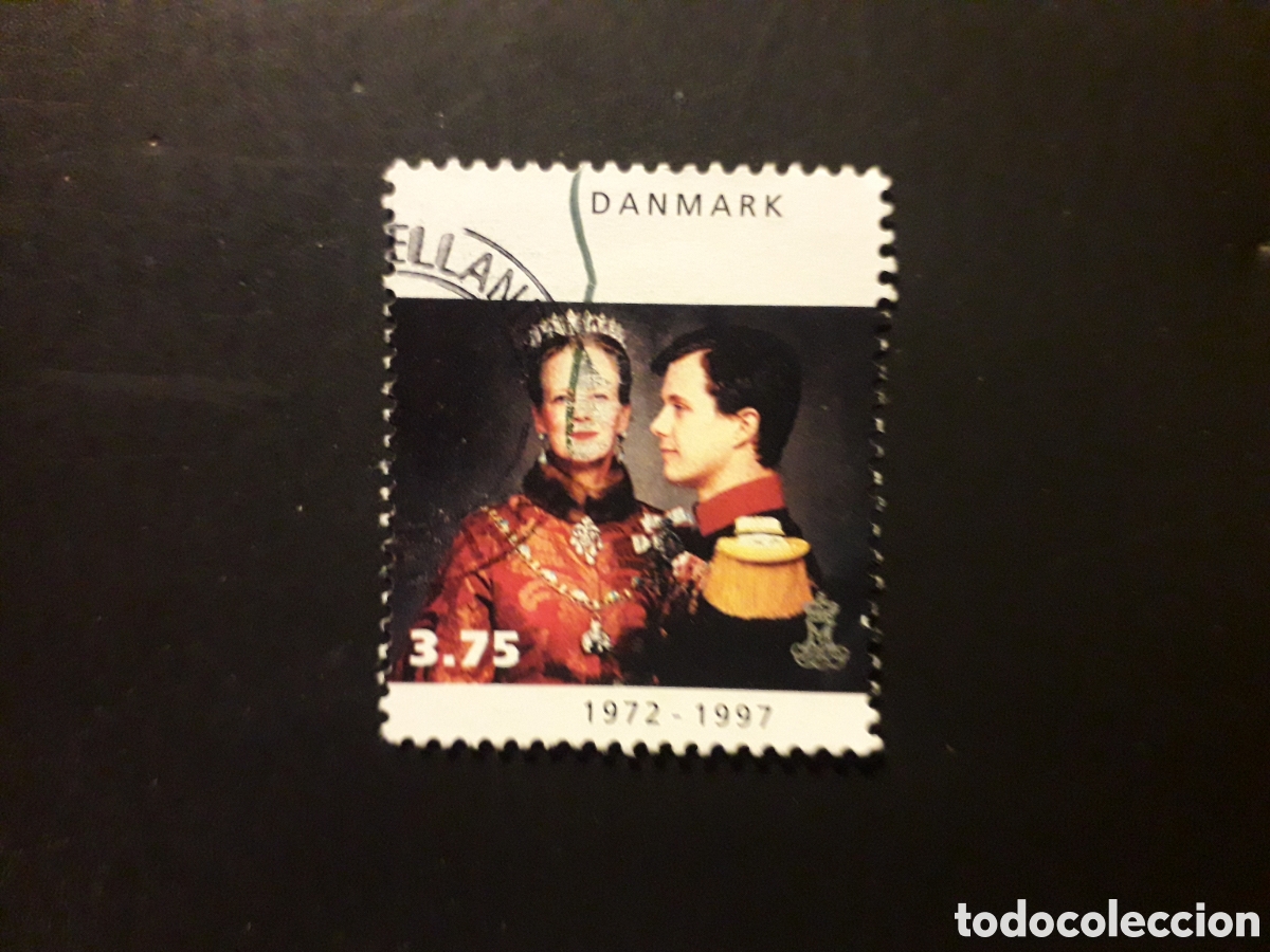 Sellos: DINAMARCA YVERT 1145 SELLO SUELTO USADO 1997 REINADO DE LA REINA MARGARITA PEDIDO M&Iacute;NIMO 3&euro;