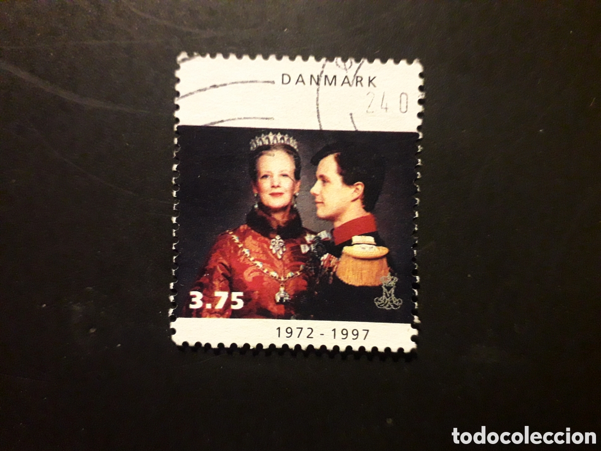 Sellos: DINAMARCA YVERT 1145 SELLO SUELTO USADO 1997 REINADO DE LA REINA MARGARITA PEDIDO M&Iacute;NIMO 3&euro;